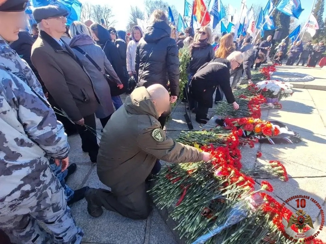 Калининградские росгвардейцы приняли участие в памятном мероприятии, приуроченном к 81-ой годовщине взятия Кенигсберга