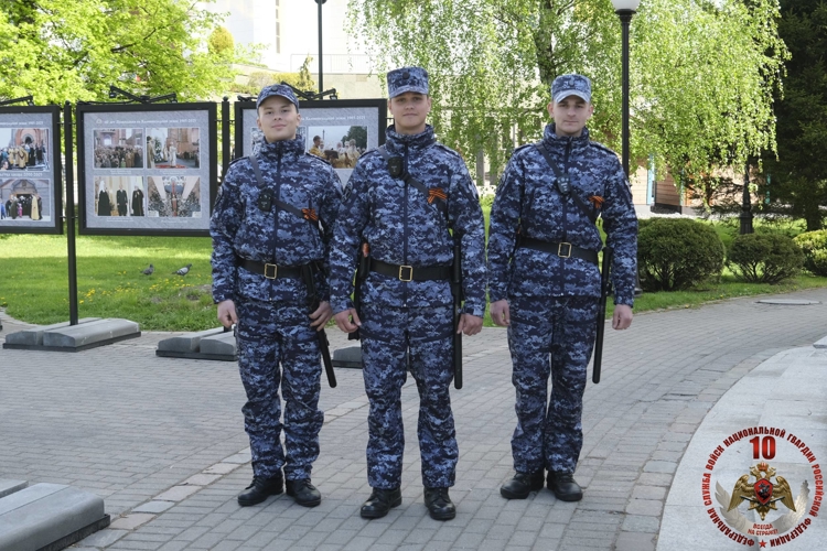 В Калининграде росгвардейцы обеспечивают безопасность при проведении праздничных мероприятий в День Победы