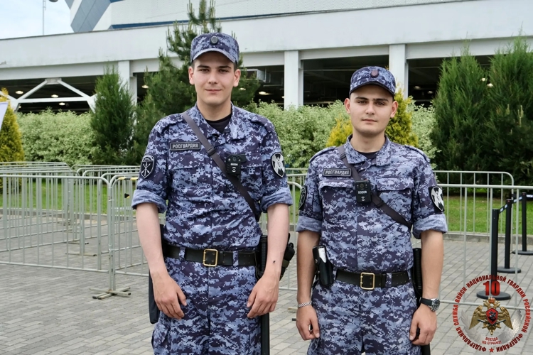 Безопасность игры сборной России по футболу обеспечили росгвардейцы в Калининграде