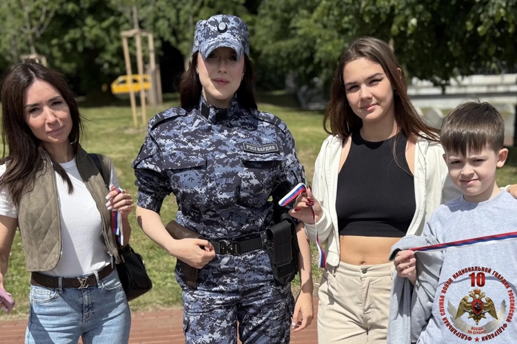 В Калининградской области росгвардейцы проводят мероприятия, посвященные Дню России