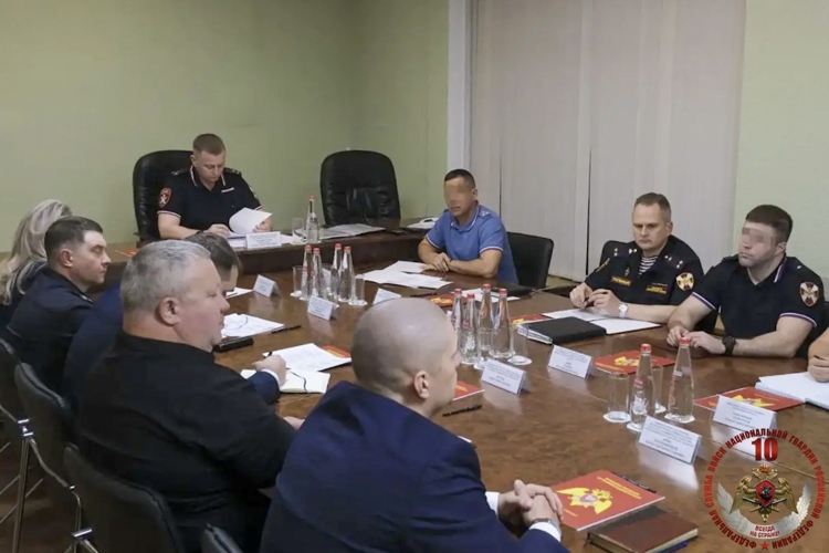  В Управлении Росгвардии по Калининградской области состоялось заседание оперативного штаба